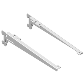 ELEMENTSYSTEM Équerre de fixation 280 mm, blanc x2 Système d'étagères Équerre de fixation 280 mm, blanc x2 Système d'étagères ELEMENTSYSTEM 603442500000 Photo no. 1