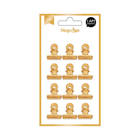 I AM CREATIVE Clips or, 12 pcs. Pinces Clips or, 12 pcs. Pinces I AM CREATIVE 666212800000 Photo no. 1