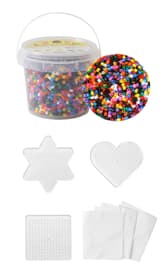 Bügelperlen, 5000 Stk. basic Mix Bügelperlen, 5000 Stk. basic Mix 666540800230 Farbe Matt-grau Bild Nr. 1