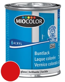 Acryl Pittura per pavimenti Bianco 2.5 l Acryl Vernice colorata Miocolor 660540600000 Colore Rosso fuoco Contenuto 750.0 ml N. figura 1
