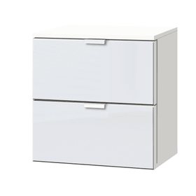 ORSON Kommode ORSON Kommode 404478600000 Grösse B: 40.0 cm x T: 42.0 cm x H: 42.0 cm Farbe Weissglas satiniert Bild Nr. 1