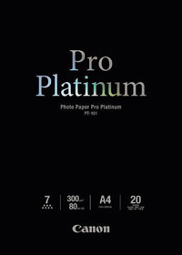 Canon Pro Platinum Photo Paper A4 PT-101 Fotopapier Pro Platinum Photo Paper A4 PT-101 Fotopapier Canon 797556700000 Bild Nr. 1
