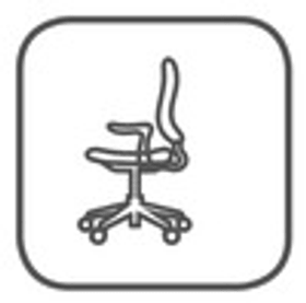 Chaise de bureau avec accoudoirs
