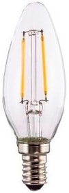 Filamento LED, E14, 250lm sostituisce 25W, lampada a candela, bianco caldo, chiaro Lampade a LED Xavax 785300174707 N. figura 1