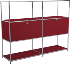 FLEXCUBE Highboard FLEXCUBE Highboard 401814820330 Grösse B: 152.0 cm x T: 40.0 cm x H: 118.0 cm Farbe Rot Bild Nr. 1