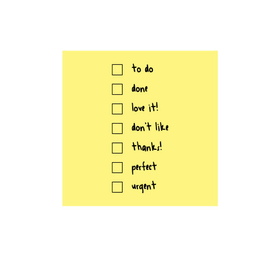 I AM CREATIVE Sticky notes Sticky notes I AM CREATIVE 665642000053 Sujet classic, to do Bild Nr. 1