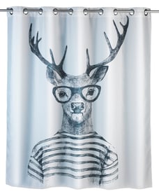 WENKO Rideau de douche Mr. Deer Flex anti-moisissure Rideau de douche Mr. Deer Flex anti-moisissure WENKO 674008100000 Photo no. 1