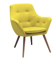 FLORIN Fauteuil FLORIN Fauteuil 402441107050 Dimensions L: 73.0 cm x P: 70.0 cm x H: 82.0 cm Couleur Jaune Photo no. 1