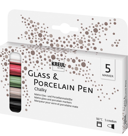 KREUL, glassporcelain pen chalky, set de 5 C.Kreul 666788300000 Photo no. 1