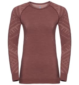 Odlo Natural + Kinship Warm T-shirt à manches longues pour femme Natural + Kinship Warm T-shirt à manches longues pour femme Odlo 477078600224 Couleur terre cuite Taille XS Photo no. 1