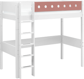 Flexa WHITE Letto a soppalco WHITE Letto a soppalco Flexa 404747800000 Dimensioni L: 210.0 cm x P: 100.0 cm x A: 185.0 cm Colore Rosa N. figura 1