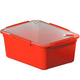 Rotho MEMORY Boîte de 5l pour micro-ondes avec couvercle et valve, Plastique (PP) sans BPA, rouge Cuisine MEMORY Boîte de 5l pour micro-ondes avec couvercle et valve, Plastique (PP) sans BPA, rouge Cuisine Rotho 604061500000 Photo no. 1