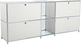 FLEXCUBE Sideboard FLEXCUBE Sideboard 401814320281 Grösse B: 189.0 cm x T: 40.0 cm x H: 80.5 cm Farbe Hellgrau Bild Nr. 1