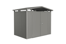 Biohort Casetta Panorama P2, porta doppia Casetta Panorama P2, porta doppia Biohort 647251800000 Colore Grigio Quartz-Metallico Copertura di tetto Tetto in lamiera zincata N. figura 1
