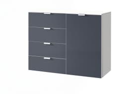 ORSON Kommode ORSON Kommode 404483300000 Grösse B: 100.0 cm x T: 42.0 cm x H: 80.0 cm Farbe Glas grau Bild Nr. 1