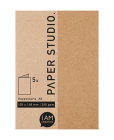 Doppelkarte A6, 5Stk,Kraft Braun Doppelkarte A6, 5Stk,Kraft Braun 666541700070 Farbe Braun Grösse B: 11.0 cm x T: 0.3 cm x H: 15.0 cm Bild Nr. 1