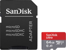 SanDisk Ultra 140MB/s microSDXC 64GB microSDXC + adattatore SD Ultra 140MB/s microSDXC 64GB microSDXC + adattatore SD SanDisk 798328500000 N. figura 1