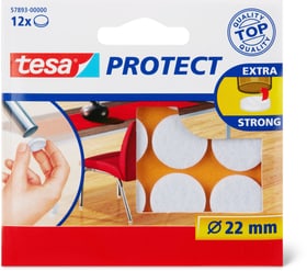 Tesa Feutres anti-rayures ronds, blanc, 22mm Rubans adhésifs Feutres anti-rayures ronds, blanc, 22mm Rubans adhésifs Tesa 663079300000 Photo no. 1