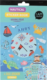 Stickerbook, Nautical, 6 feuillet Stickerbook, Nautical, 6 feuillet 666784900000 Photo no. 1
