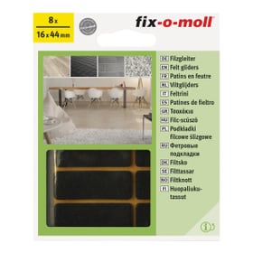 Fix-O-Moll Filzgleiter 3 mm / 44 x 16 mm 8 x Filzgleiter Filzgleiter 3 mm / 44 x 16 mm 8 x Filzgleiter Fix-O-Moll 607068900000 Bild Nr. 1