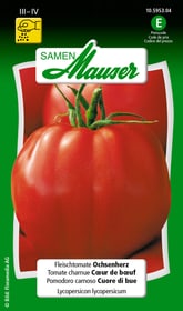 Samen Mauser Tomate charnue Coeur de boeuf Semences de legumes Tomate charnue Coeur de boeuf Semences de legumes Samen Mauser 650118804000 Contenu 0.25 g (env. 30 plantes ou 15 m Photo no. 1