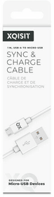 Charge & Sync microUSB 2.0 to USB A-Black Kabel XQISIT 798800101505 Bild Nr. 1