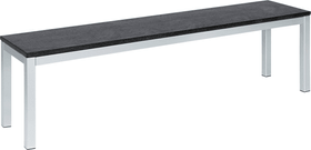 LOCARNO, Gestell Edelstahl, Platte Granit Gartenbank LOCARNO, Gestell Edelstahl, Platte Granit Gartenbank 753192712020 Grösse L: 120.0 cm x B: 35.0 cm x H: 45.0 cm Farbe Schwarz Bild Nr. 1