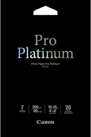 Canon Pro Platinum Photo Paper 10x15cm PT-101 Carta fotografica Pro Platinum Photo Paper 10x15cm PT-101 Carta fotografica Canon 798533400000 N. figura 1
