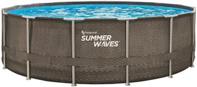 Summer Waves Bassin à armature en acier aspect rotin 488x122cm Piscine tubulaire Bassin à armature en acier aspect rotin 488x122cm Piscine tubulaire Summer Waves 647324600000 Photo no. 1