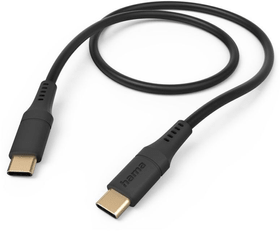 Hama Flexible, USB-C - USB-C, 1,5 m, Silikon, Schwarz Ladekabel Flexible, USB-C - USB-C, 1,5 m, Silikon, Schwarz Ladekabel Hama 785300173105 Bild Nr. 1