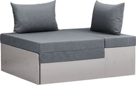 CLASSIC Canapé-lit avec matelas Flexa 404695900000 Dimensions L: 117.5 cm x P: 98.0 cm x H: 75.0 cm Couleur Gris Photo no. 1