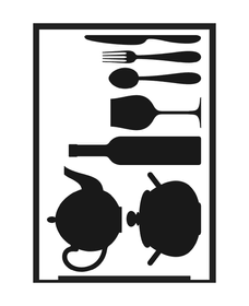 KREUL Flexible Designschablone selbstklebend Küche A5 negativ C.Kreul 667215800000 Bild Nr. 1