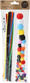 Chenille, Pompon bunt Chenille Pompons Chenille, Pompon bunt Chenille Pompons 666786800000 Bild Nr. 1