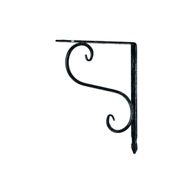 Schmiedeiserne Konsole Schwarz 200 mm Wandkonsolen Schmiedeiserne Konsole Schwarz 200 mm Wandkonsolen 606075100000 Bild Nr. 1