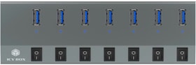 IB-HUB1701-C3 USB-Hub & Dockingstation ICY BOX 785302403897 Bild Nr. 1