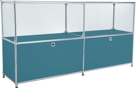 FLEXCUBE Buffet FLEXCUBE Buffet 401814120266 Couleur Pétrole Dimensions L: 152.0 cm x P: 40.0 cm x H: 80.5 cm Photo no. 1