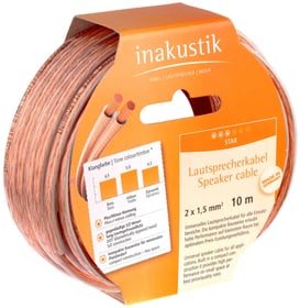 inakustik Star Lautsprecherkabel 2x1.5mm² (10m) Audio Kabel Star Lautsprecherkabel 2x1.5mm² (10m) Audio Kabel inakustik 785300143807 Bild Nr. 1