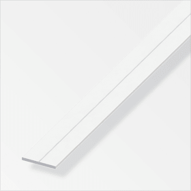 alfer Barre plate 1.5 x 7.5 mm PVC blanc 1 m Barre plate 1.5 x 7.5 mm PVC blanc 1 m alfer 605118900000 Photo no. 1