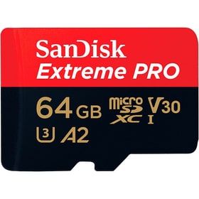 SanDisk SanDisk Extreme Pro 170MB/s microSDHC 64GB Micro SD SanDisk Extreme Pro 170MB/s microSDHC 64GB Micro SD SanDisk 798249200000 Photo no. 1