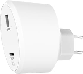 XQISIT Travel Charger 5.4A Dual USB + USB C EU blanc Chargeur Travel Charger 5.4A Dual USB + USB C EU blanc Chargeur XQISIT 798623700000 Photo no. 1