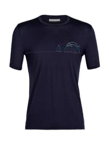 Tech Lite II T-shirt Icebreaker 466114800343 Taille S Couleur bleu marine Photo no. 1