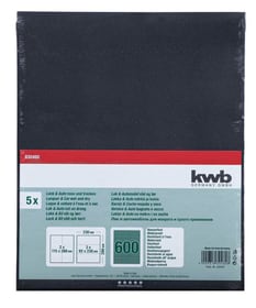 kwb Papier à l'eau GR. 600, 5 pcs. Papier à l'eau GR. 600, 5 pcs. kwb 610553800000 Photo no. 1