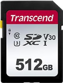 SD Card 300S, TLC 512GB SDXC Cartes mémoire SD Transcend 785300147288 Photo no. 1