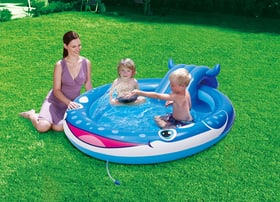 Piscina per bambini, balena con scivolo Piscina per bambini Summer Waves 647139200000 N. figura 1