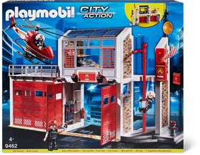 Caserne de pompiers avec hélicoptère Playmobil – 9462 – –
