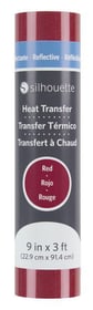 Silhouette Film thermocollant 22.9 cm x 91.4 cm Rouge, réfléchissant Foglio Film thermocollant 22.9 cm x 91.4 cm Rouge, réfléchissant Foglio Silhouette 785300141876 N. figura 1