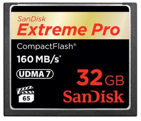 SanDisk ExtremePro 160MB/s Compact Flash 32GB ExtremePro 160MB/s Compact Flash 32GB SanDisk 785300124249 Bild Nr. 1