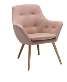FLORIN Sessel FLORIN Sessel 402441007039 Grösse B: 73.0 cm x T: 70.0 cm x H: 82.0 cm Farbe Hellrosa Bild Nr. 1