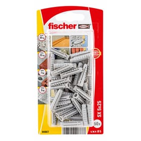 fischer Tassello nylon SX 5 x 25 Tassello nylon SX 5 x 25 fischer 605415100000 N. figura 1