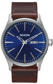 Nixon Sentry Leather Blue Brown 42 mm Armbanduhr Sentry Leather Blue Brown 42 mm Armbanduhr Nixon 785300136961 Bild Nr. 1